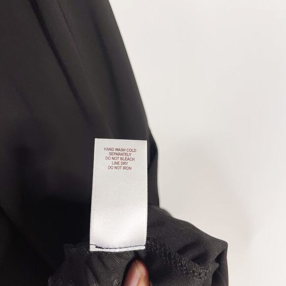 Dressbarn Medium Black Sequin Rhinestone Cold Shoulder Sheath Dress Short Sleeve - Picture 9 of 10